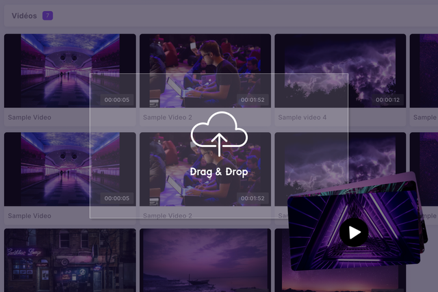 Organize a lot of videos in video library